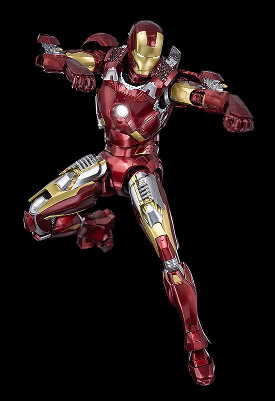 The Infinity Saga 1/12 Scale Pre-Painted Action Figure: DLX Iron Man Mark 7 image 5