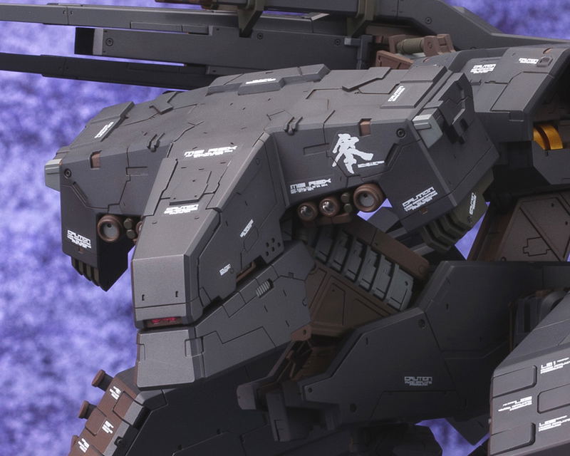 Metal Gear Solid 1/100 Scale Plastic Model Kit: Metal Gear REX Black Ver. (Re-run) image 11