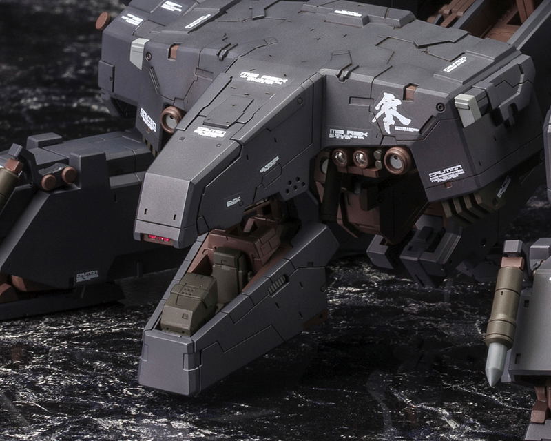 Metal Gear Solid 1/100 Scale Plastic Model Kit: Metal Gear REX Black Ver. (Re-run) image 14