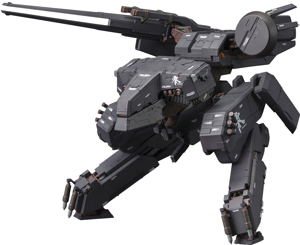 Metal Gear Solid 1/100 Scale Plastic Model Kit: Metal Gear REX Black Ver. (Re-run)_
