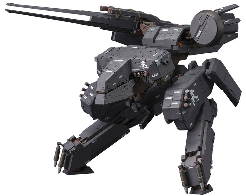 Metal Gear Solid 1/100 Scale Plastic Model Kit: Metal Gear REX Black Ver. (Re-run) image 1