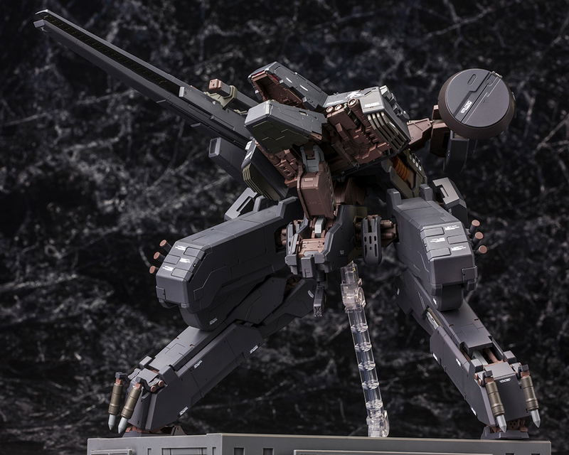 Metal Gear Solid 1/100 Scale Plastic Model Kit: Metal Gear REX Black Ver. (Re-run) image 7