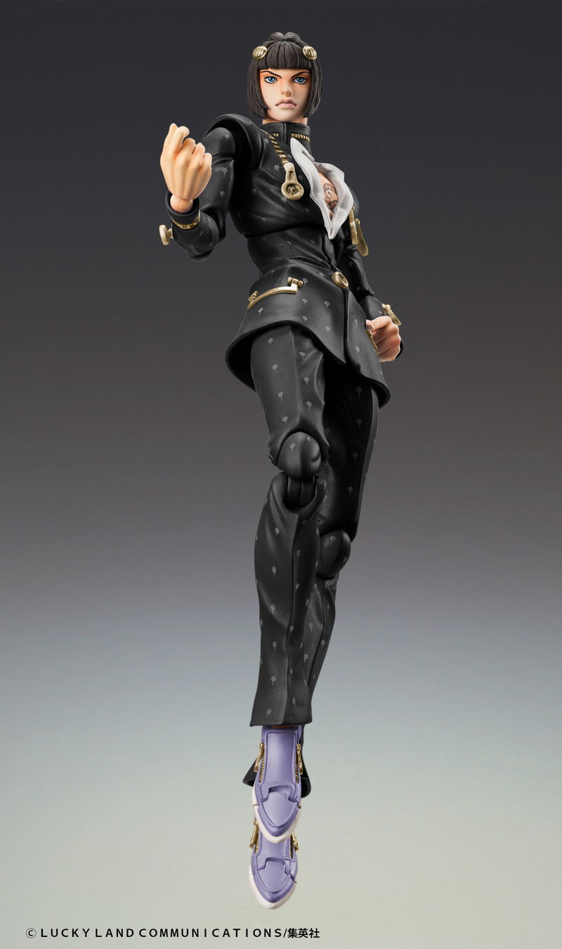 Super Action Statue JoJo's Bizarre Adventure Golden Wind: Bruno Bucciarati Ver. Black image 2
