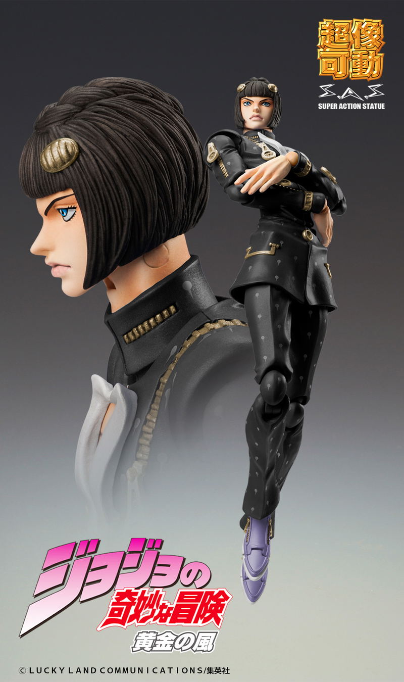 Super Action Statue JoJo's Bizarre Adventure Golden Wind: Bruno Bucciarati Ver. Black image 4