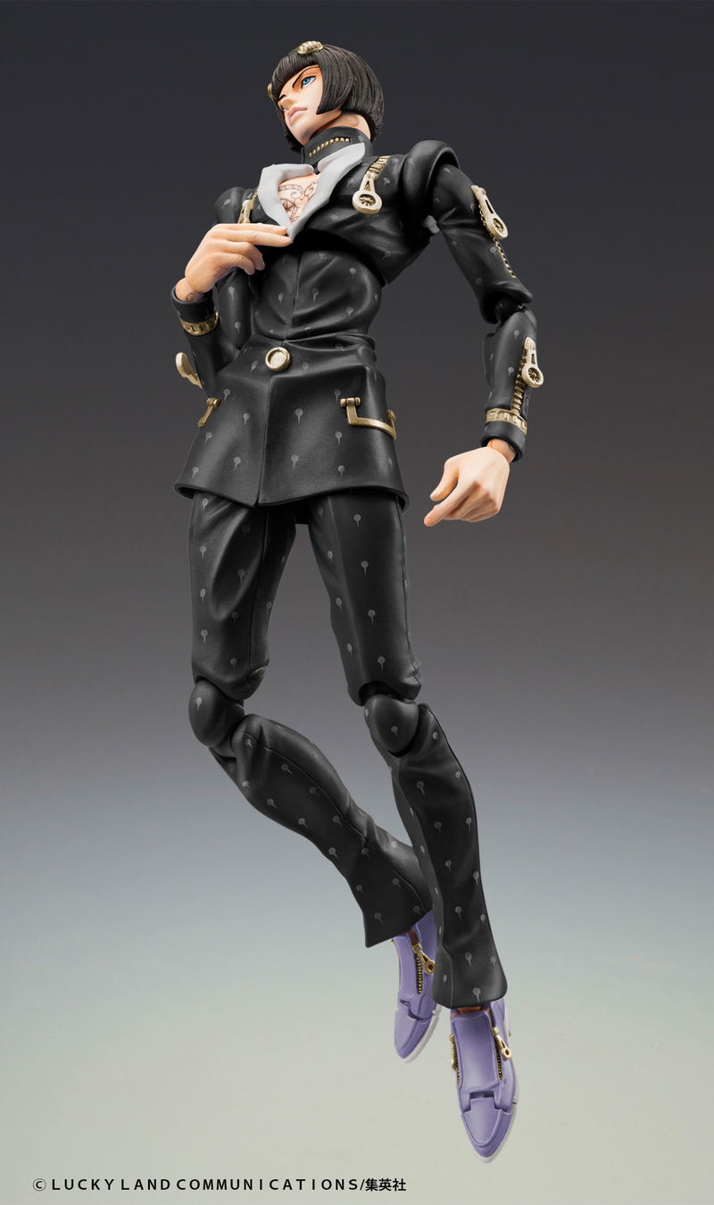 Super Action Statue JoJo's Bizarre Adventure Golden Wind: Bruno Bucciarati Ver. Black image 5