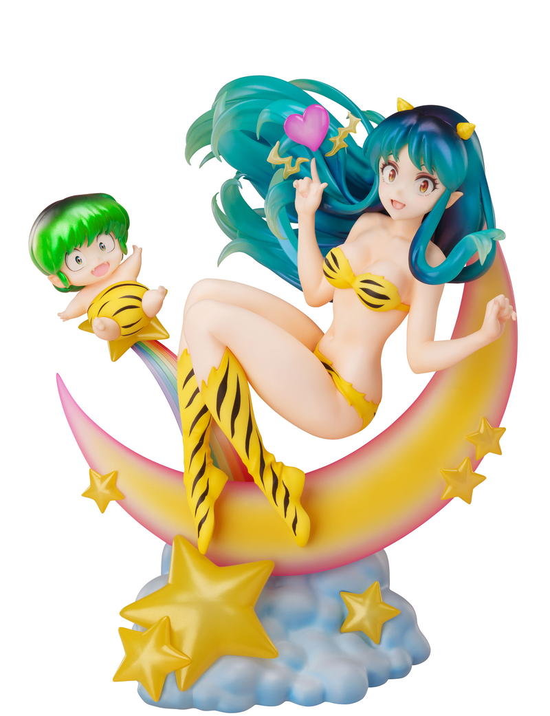 Urusei Yatsura 1/7 Scale Pre-Painted Figure: Lum & Ten Box Cafe & Space Collaboration image 1