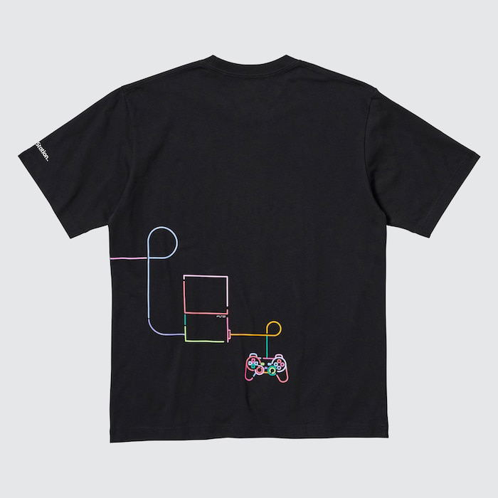 UT PlayStation Buttons Graphic T-Shirt (Black | Size XL) image 2