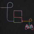 UT PlayStation Buttons Graphic T-Shirt (Black | Size XL) thumbnail 7
