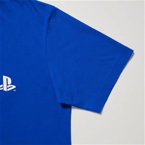 UT PlayStation Controller Family Tree Graphic T-Shirt (Blue | Size M)