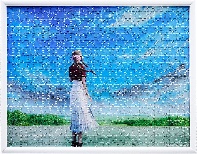 Final Fantasy VII Remake 500 Pieces Jigsaw Puzzle: Key Art Aerith image 1