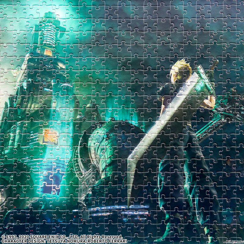 Final Fantasy VII Remake 500 Pieces Jigsaw Puzzle: Key Art Cloud image 3