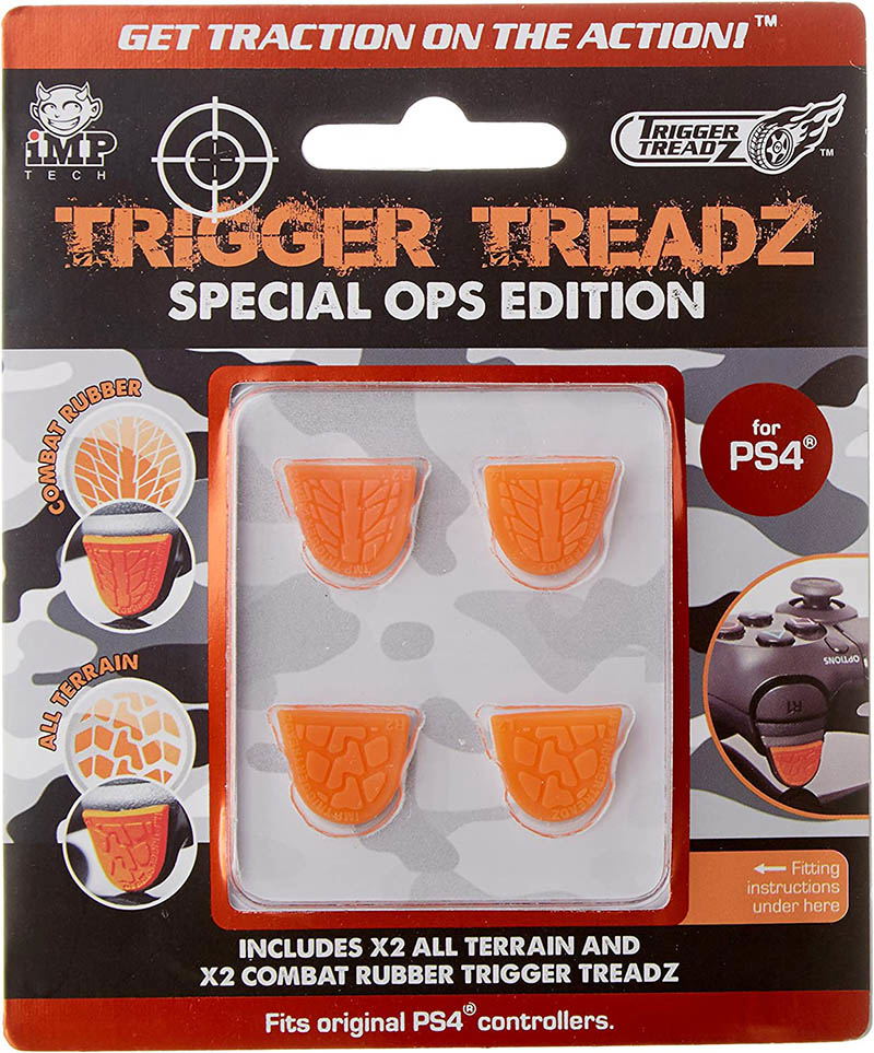 Trigger Treadz for Playstation 4 (Orange) for PlayStation 4