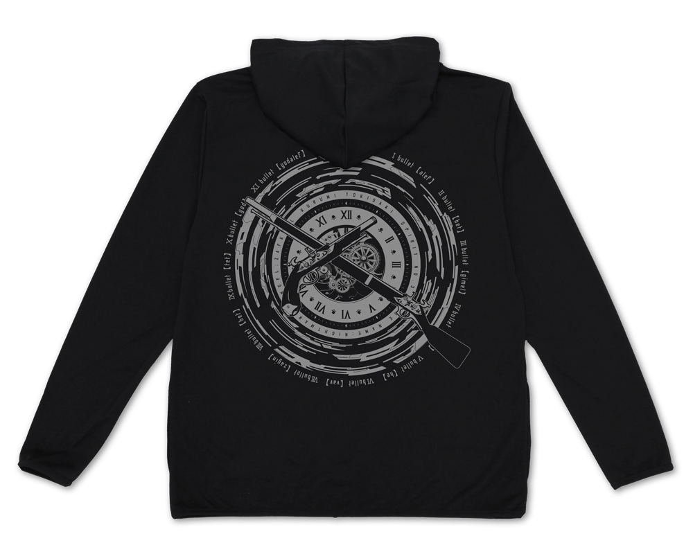 Date A Live IV Kurumi Tokisaki Zafkiel Thin Dry Hoodie (Black | Size S)
