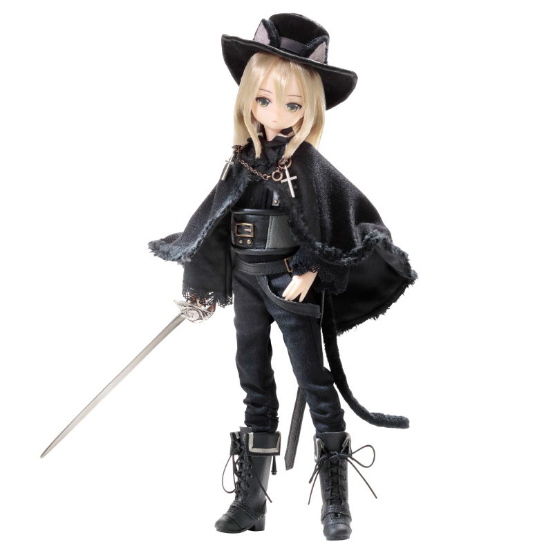Alvastaria 1/6 Scale Fashion Doll: Milo -Knight in Boots- (Black Cat Ver.) image 1