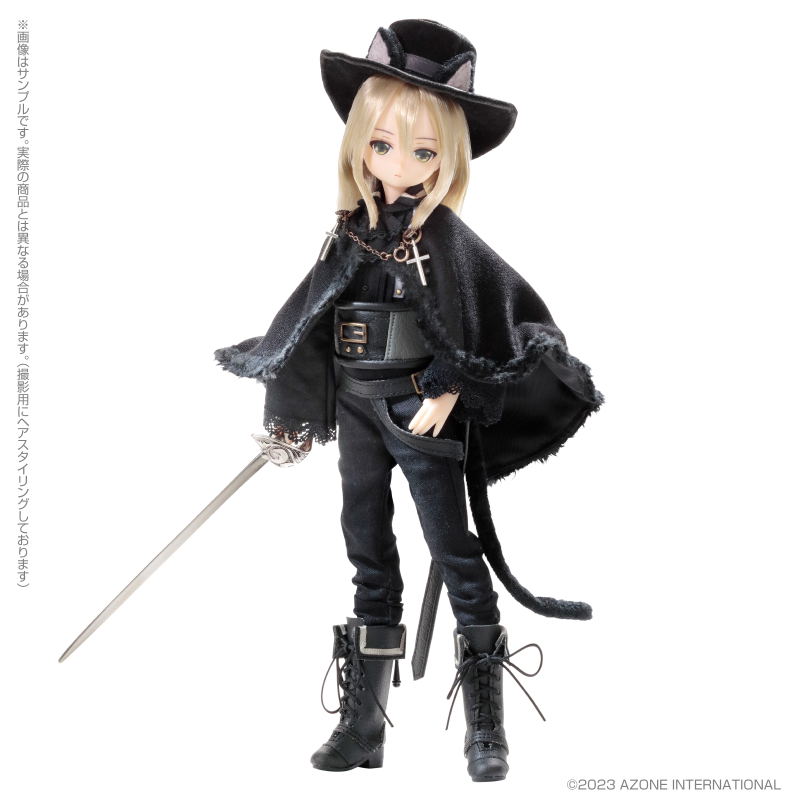 Alvastaria 1/6 Scale Fashion Doll: Milo -Knight in Boots- (Black Cat Ver.) image 2
