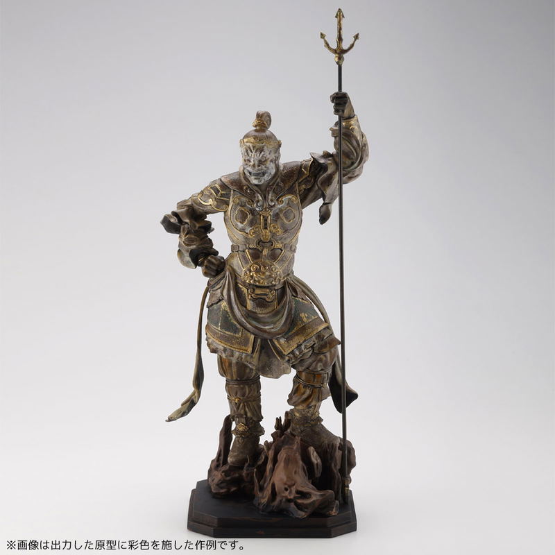 ARTPLA Shitennou Statue Komokuten Plastic Model Kit image 10