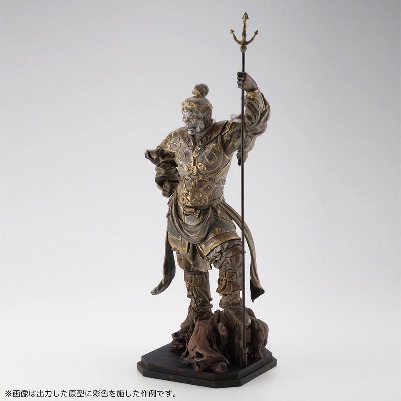 ARTPLA Shitennou Statue Komokuten Plastic Model Kit image 11