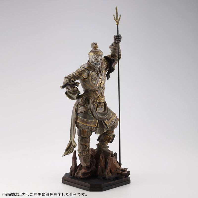ARTPLA Shitennou Statue Komokuten Plastic Model Kit image 12