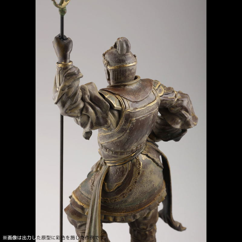 ARTPLA Shitennou Statue Komokuten Plastic Model Kit image 17