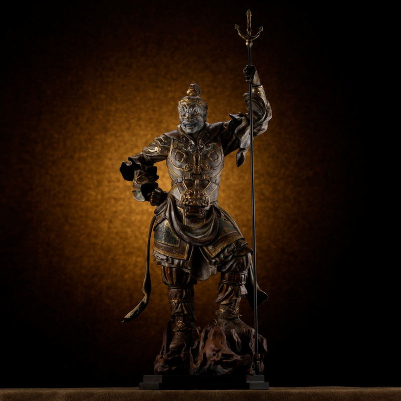 ARTPLA Shitennou Statue Komokuten Plastic Model Kit image 2