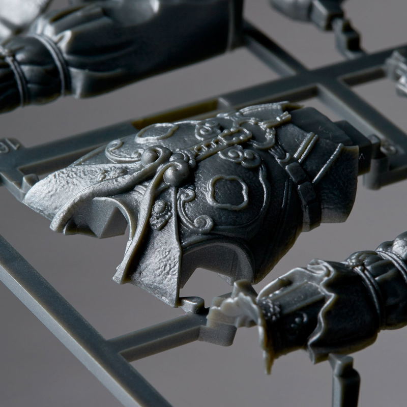 ARTPLA Shitennou Statue Komokuten Plastic Model Kit image 19