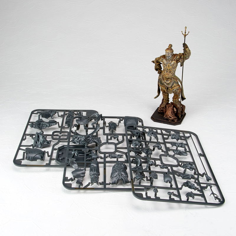 ARTPLA Shitennou Statue Komokuten Plastic Model Kit image 4