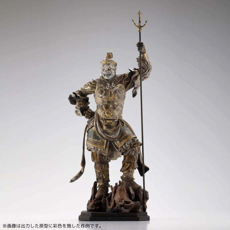 ARTPLA Shitennou Statue Komokuten Plastic Model Kit image 8