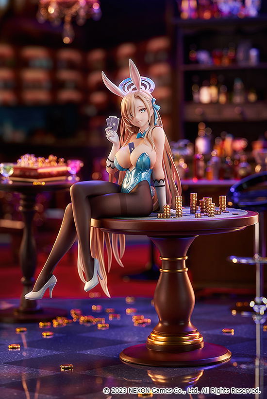 Blue Archive 1/7 Scale Pre-Painted Figure: Asuna Ichinose (Bunny Girl) Game Playing Ver. image 7