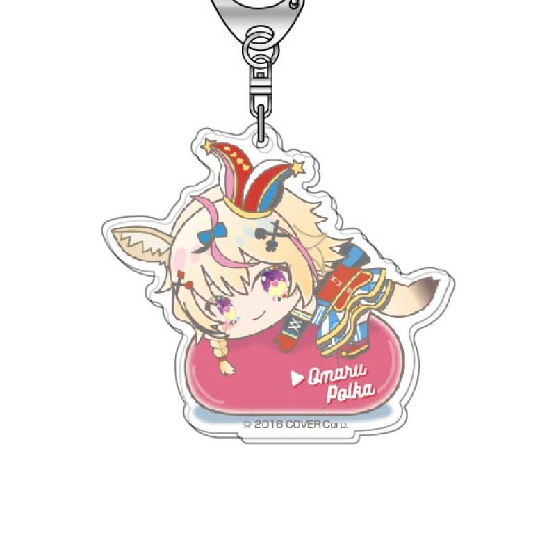 Hololive Hug Meets Vol.1 Acrylic Key Chain: 09 Omaru Polka image 1