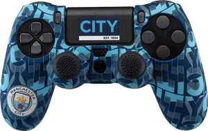 Qubick Manchester City Controller Skin for PS4_