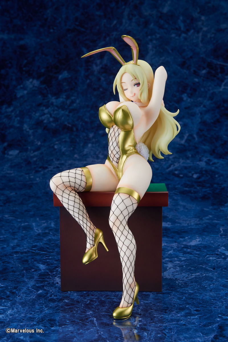 Senran Kagura New Wave G Burst 1/5 Scale Pre-Painted Figure: Rate mo Age Age Shiki Limited Gold image 2