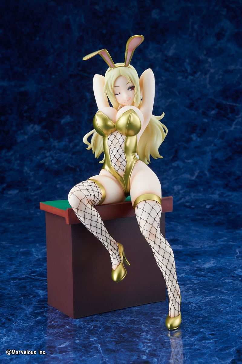 Senran Kagura New Wave G Burst 1/5 Scale Pre-Painted Figure: Rate mo Age Age Shiki Limited Gold image 3
