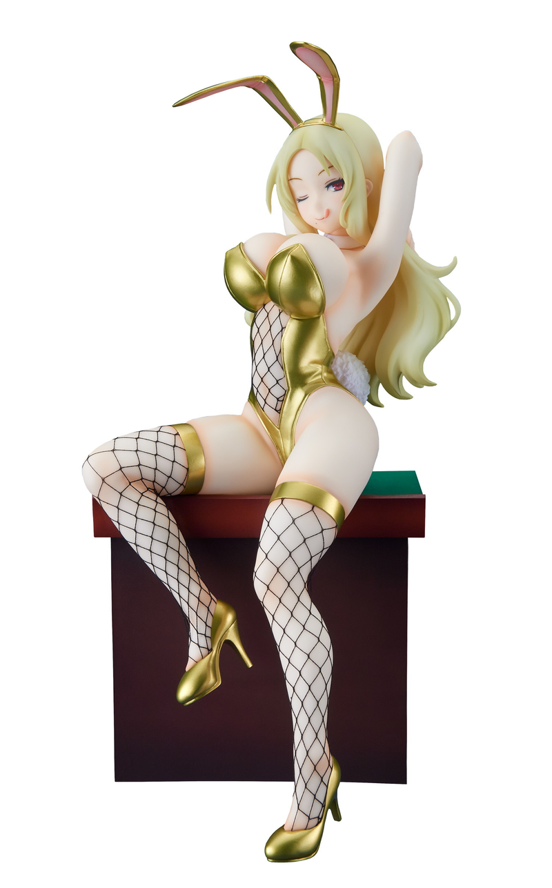 Senran Kagura New Wave G Burst 1/5 Scale Pre-Painted Figure: Rate mo Age Age Shiki Limited Gold image 1