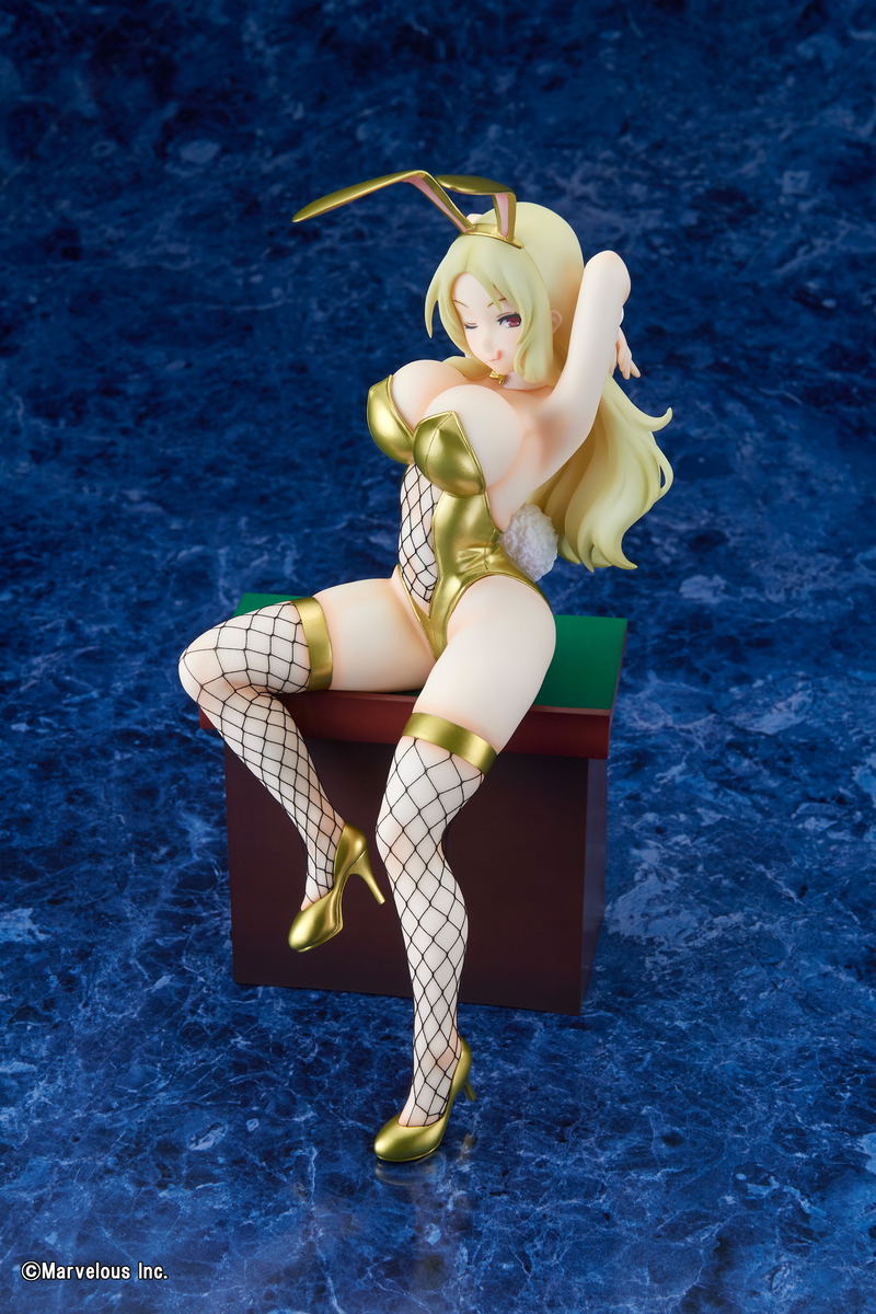 Senran Kagura New Wave G Burst 1/5 Scale Pre-Painted Figure: Rate mo Age Age Shiki Limited Gold image 6