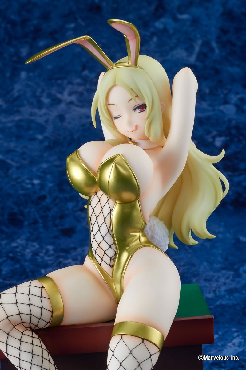 Senran Kagura New Wave G Burst 1/5 Scale Pre-Painted Figure: Rate mo Age Age Shiki Limited Gold image 7