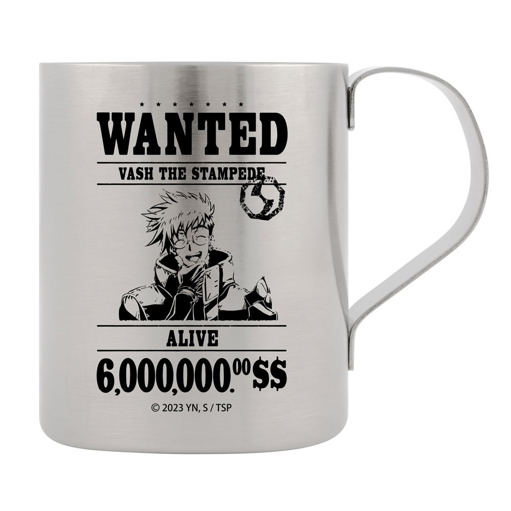 Trigun Stampede - Vash the Stampede Wanted Poster Double Layer Stainless  Mug Cup