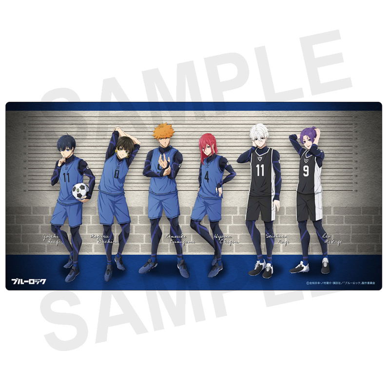 Blue Lock Desk Mat A image 1