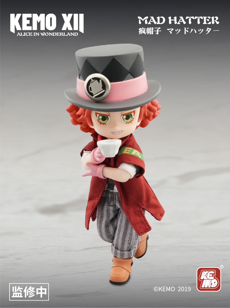 KEMO XII DOLL Alice in Wonderland Mad Hatter Deformed Action Doll image 6