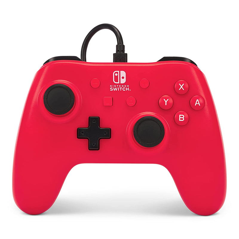 PowerA Wired Controller for Nintendo Switch (Raspberry Red) image 1