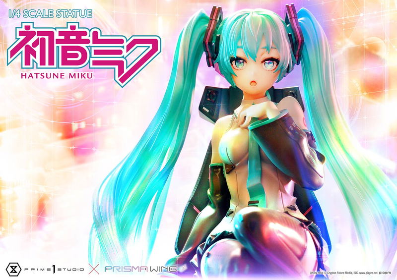 Prisma Wing Hatsune Miku Art by Neco 1/4 Scale Statue image 12