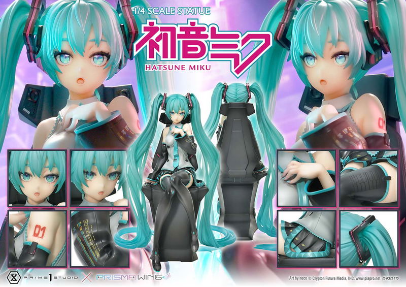 Prisma Wing Hatsune Miku Art by Neco 1/4 Scale Statue image 5