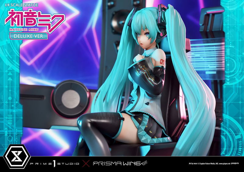 Prisma Wing Hatsune Miku Art by Neco DX Edition 1/4 Scale Statue image 40
