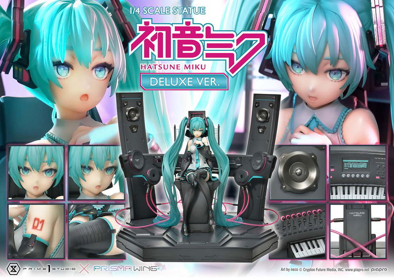 Prisma Wing Hatsune Miku Art by Neco DX Edition 1/4 Scale Statue image 5