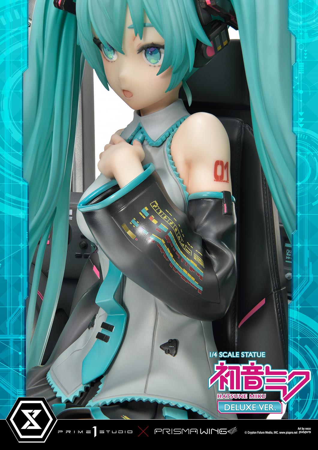 Prisma Wing Hatsune Miku Art by Neco DX Edition 1/4 Scale Statue