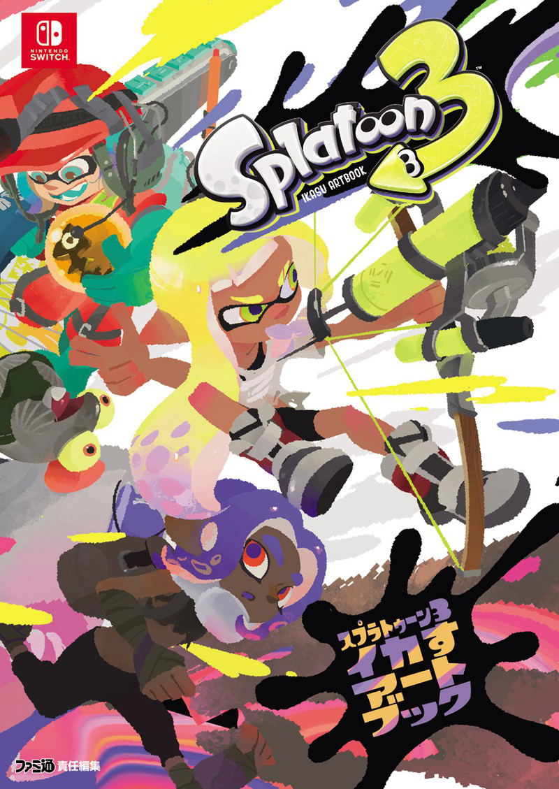Splatoon 3 Ikasu Art Book image 1
