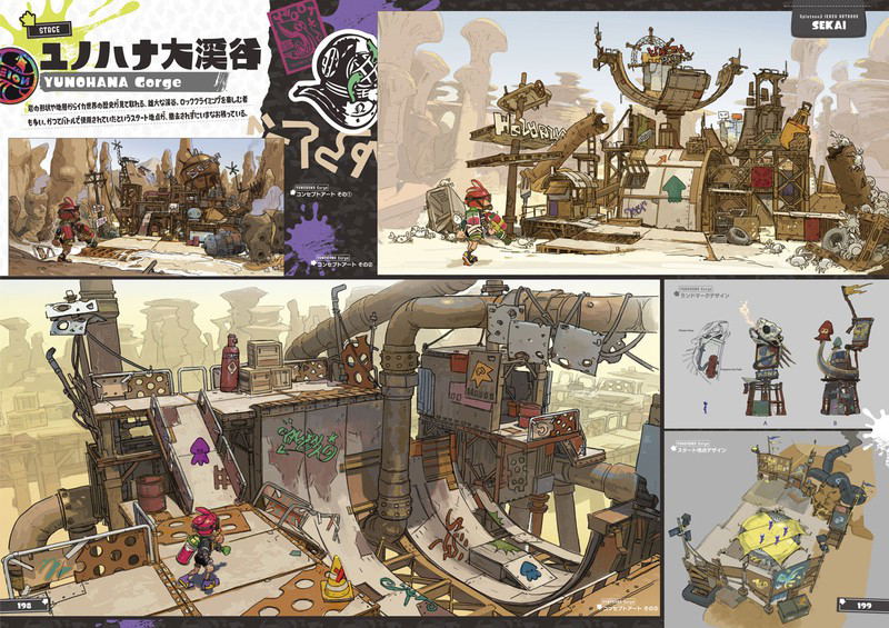 Splatoon 3 Ikasu Art Book image 3