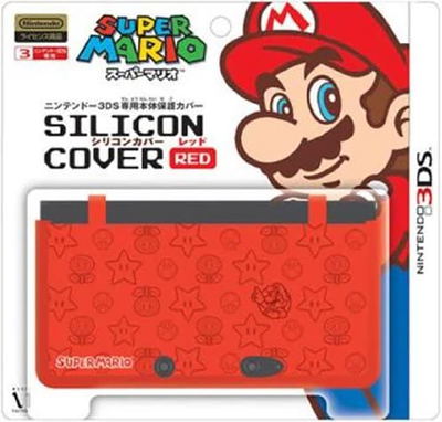 Super Mario Silicon Cover for Nintendo 3DS (Red) for Nintendo 3DS