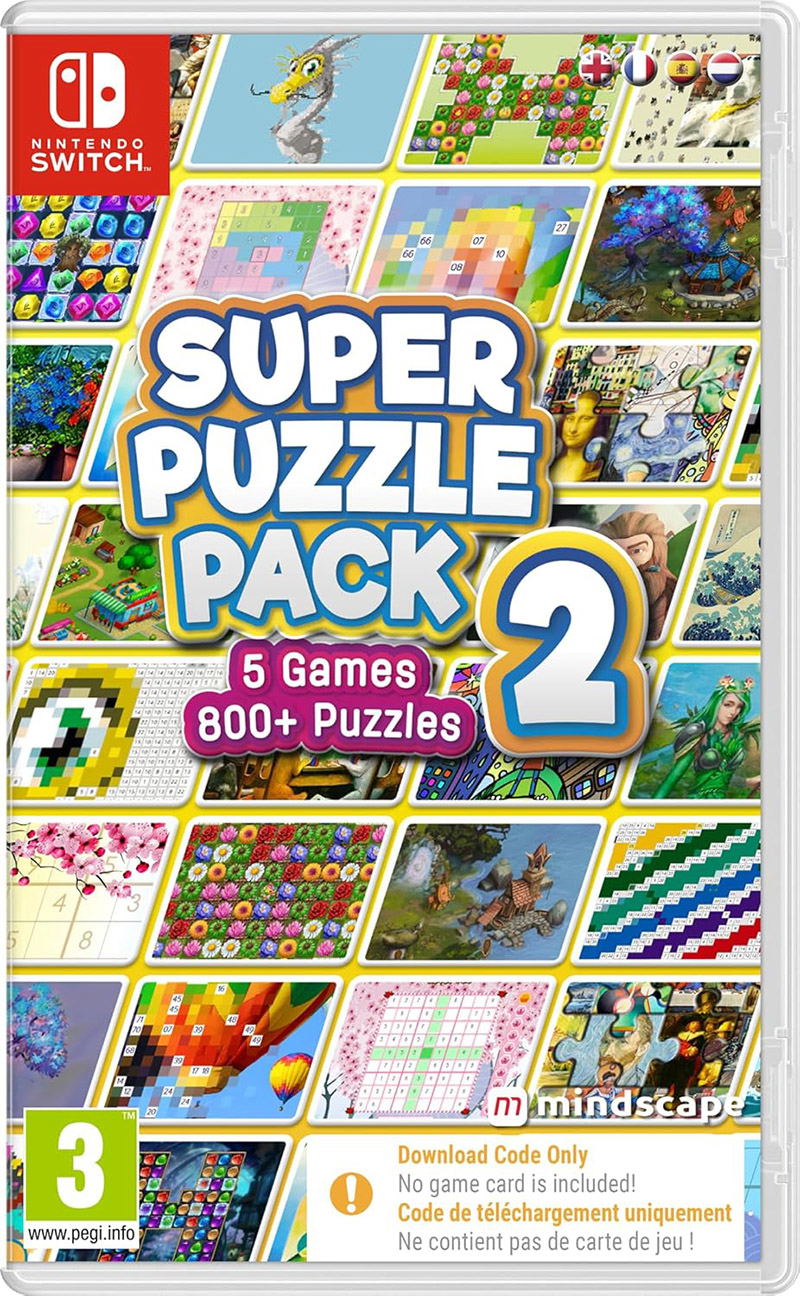 Super Puzzle Pack 2 (Code in a box) for Nintendo Switch, Nintendo Switch 2