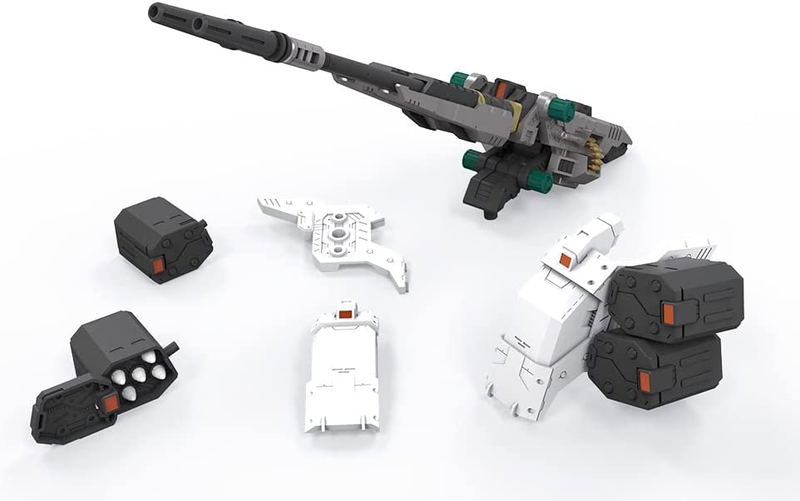 Zoids HMM 1/72 Scale Plastic Model Kit: Zoids Customize Parts Dual Sniper Rifle & AZ Five Launch Missile System Set image 1