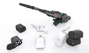 Zoids HMM 1/72 Scale Plastic Model Kit: Zoids Customize Parts Dual Sniper Rifle & AZ Five Launch Missile System Set_